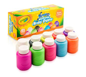 Crayola 10Ct Washable Kids' Neon Paint Crayola 10Ct Washable Kids' Neon Paint