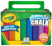 Crayola 48 Pack Sidewalk Chalk - Boxed