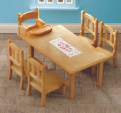 Sylvanian Families - Family Table and Chairs