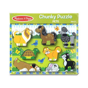 Melissa & Doug - Pets Chunky Puzzle 8pce