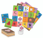 First 100 Numbers Shapes Bingo Game