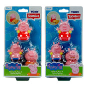 TOMY Peppa Pig Family Bath Squirters 3 Pack