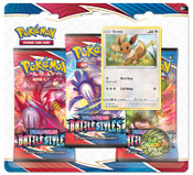Pokemon TCG Sword And Shield-Battle Styles Three Booster Blister Pokemon TCG Sword And Shield-Battle Styles Three Booster Blister