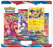 Pokemon TCG Sword And Shield-Battle Styles Three Booster Blister Pokemon TCG Sword And Shield-Battle Styles Three Booster Blister