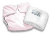 Pea Pods Reusable Nappy One Size - Pastel Pink
