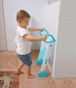 Dreambaby Step-Up Toilet Topper Aqua & White
