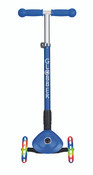 Globber Primo Foldable with Lights & Anodized T-Bar Navy Blue Globber Primo Foldable with Lights & Anodized T-Bar Navy Blue