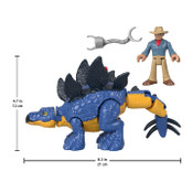Imaginext Jurassic World Stegosaurus & Dr. Grant