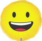 Balloon Foil 45cm Smiley Face