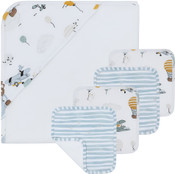 5pc Baby Bath Gift Set - Up Up & Away 5pc Baby Bath Gift Set - Up Up & Away