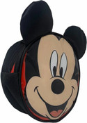 Mickey Mouse - Lunch Bags - Shiny PVC Round Lunch Bag with Ears & Bow Mickey Mouse - Lunch Bags - Shiny PVC Round Lunch Bag with Ears & Bow