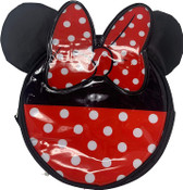 Minnie Mouse Shiny PVC Round Lunch Bag with Ears & Bow Minnie Mouse Shiny PVC Round Lunch Bag with Ears & Bow
