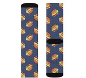 Hamburger Design Sublimation Socks