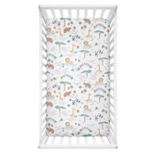 Lolli Living Day At The Zoo Cot Fitted Sheet