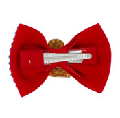 Disney Princess Snow White Red Sparkling Rhinestone Hair Bow