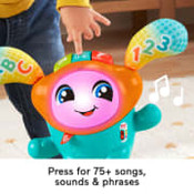 Fisher-Price  DJ Bouncin Beats Baby Learning Toy With Music, Lights and Bouncing Action Fisher-Price  DJ Bouncin Beats Baby Learning Toy With Music, Lights and Bouncing Action