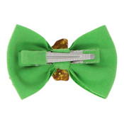 Disney Princess Tiana's Green Sparkling Rhinestone Hair Bow Disney Princess Tiana's Green Sparkling Rhinestone Hair Bow