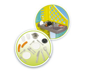 Pretty Playhouse & Kitchen