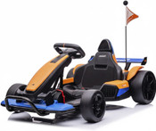 McLaren 24V Electric Drift Go-Kart for Kids - Orange