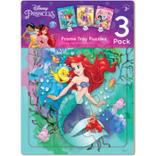 Disney Princess: The Little Mermaid Frame Tray Puzzles 3 Pack