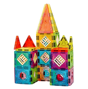 Magnetic DIY: Magnetic Tiles Castle 48pcs