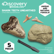Discovery #Mindblown Mini Fossil Shark Teeth Dig Set 2 Pack Discovery #Mindblown Mini Fossil Shark Teeth Dig Set 2 Pack