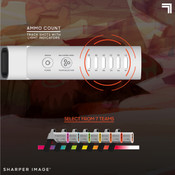 Sharper Image Laser Tag Battle Pack 2-Player Tactical Precision, 4pcs - White Sharper Image Laser Tag Battle Pack 2-Player Tactical Precision, 4pcs - White