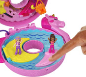 Polly Pocket Sparkle Cove Adventure Unicorn Floatie Compact Playset