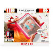 F.A.O. Schwarz Glow & Go Portable Easel, 6pcs