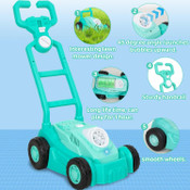 Lawn Mower Bubble Machine
