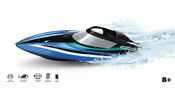 RC High Speed LED Boat 30cm