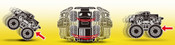 Pullback Monster Truck Playset