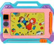 Magnetic Drawing Board with Building Blocks