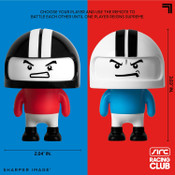 Sharper Image Road Rage RC Speed Bumper Cars