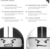 Sharper Image Road Rage RC Speed Bumper Cars