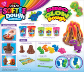 Softee Dough Dino Neon Dough