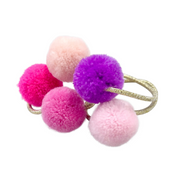 Pom Pom Hair Elastics Pom Pom Hair Elastics