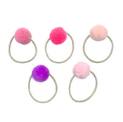 Pom Pom Hair Elastics Pom Pom Hair Elastics