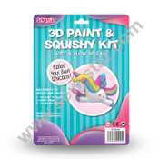 3D Paint & Squishy Kit-Unicorn