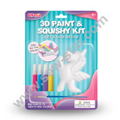 3D Paint & Squishy Kit-Unicorn