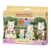 Sylvanian Families  Latte Cat Family