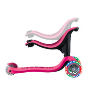Globber GO UP SPORTY Lights V2 - Fuchsia/ Dark Pink