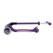 Globber PRIMO FOLD PLUS LIGHTS Scooter V2 - Dark Purple / Pastel Pink