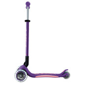 Globber PRIMO FOLD PLUS LIGHTS Scooter V2 - Dark Purple / Pastel Pink