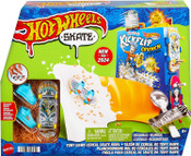 Hot Wheels Skate Tony Hawk Cereal Skate Bowl Fingerboard Set