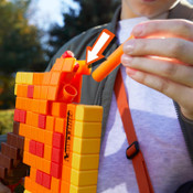 Nerf Minecraft Firebrand Dart Blasting Axe  -6 Nerf Elite Foam Darts Nerf Minecraft Firebrand Dart Blasting Axe  -6 Nerf Elite Foam Darts