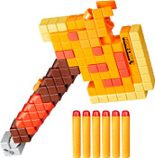 Nerf Minecraft Firebrand Dart Blasting Axe  -6 Nerf Elite Foam Darts Nerf Minecraft Firebrand Dart Blasting Axe  -6 Nerf Elite Foam Darts