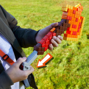 Nerf Minecraft Firebrand Dart Blasting Axe  -6 Nerf Elite Foam Darts Nerf Minecraft Firebrand Dart Blasting Axe  -6 Nerf Elite Foam Darts