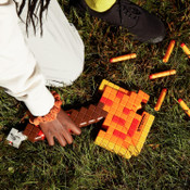 Nerf Minecraft Firebrand Dart Blasting Axe  -6 Nerf Elite Foam Darts Nerf Minecraft Firebrand Dart Blasting Axe  -6 Nerf Elite Foam Darts