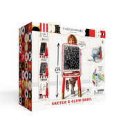 F.A.O. Schwarz Sketch & Glow Easel 3-In-1 Art Studio 15pcs